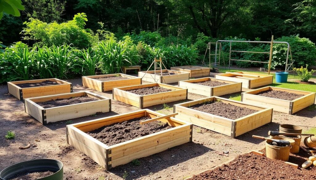 garden bed construction garden bed construction