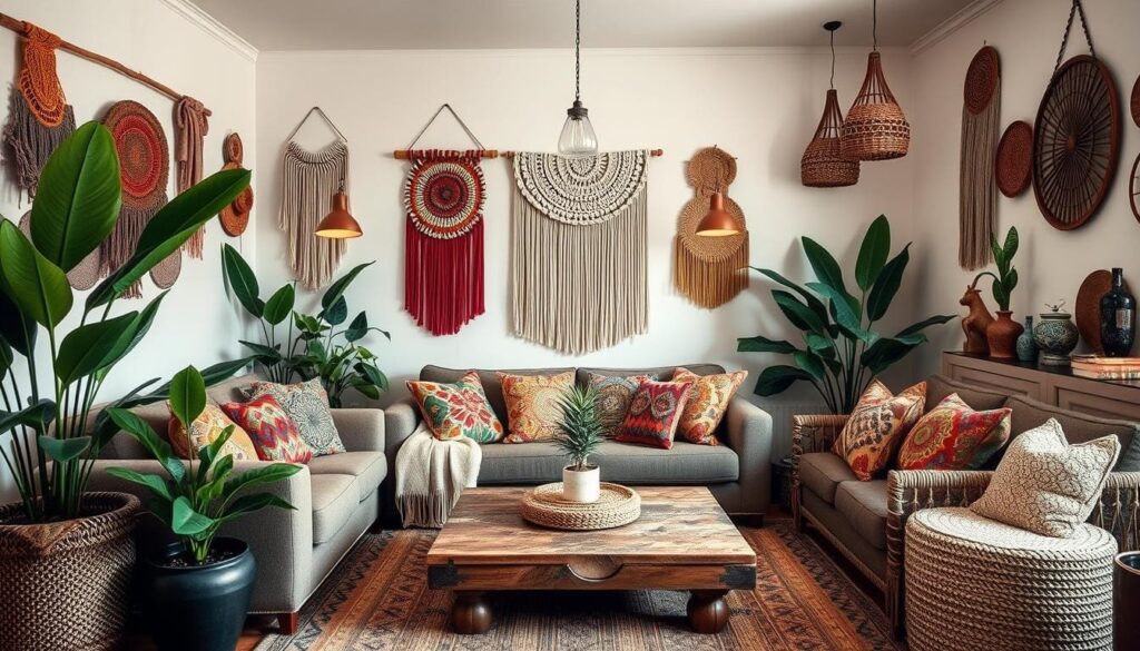 eclectic modern boho style
