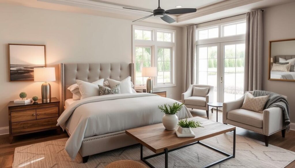 Transitional Master Bedroom Design Transitional Master Bedroom Design