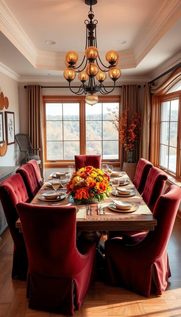 autumn dining room decorations autumn dining room decorations