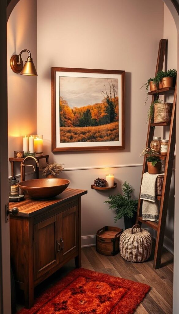 autumn home decor bathroom autumn home decor bathroom
