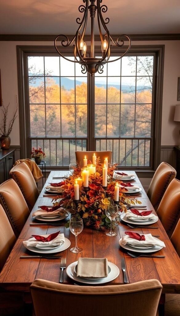 autumn home decor dining room autumn home decor dining room