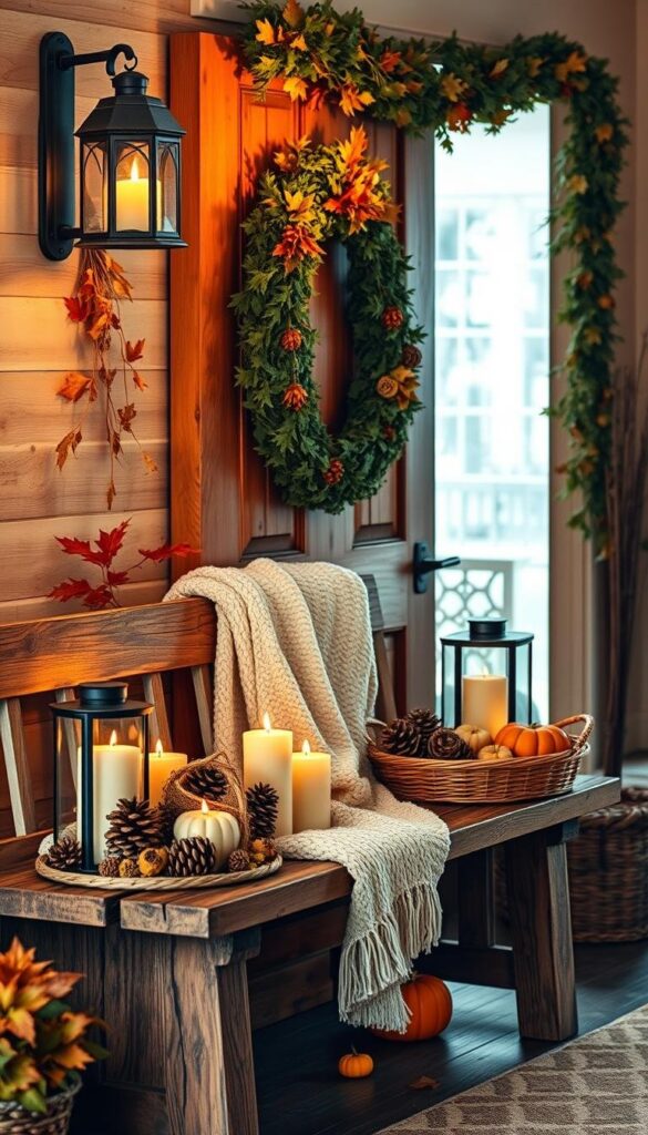 autumn home decor entryway autumn home decor entryway