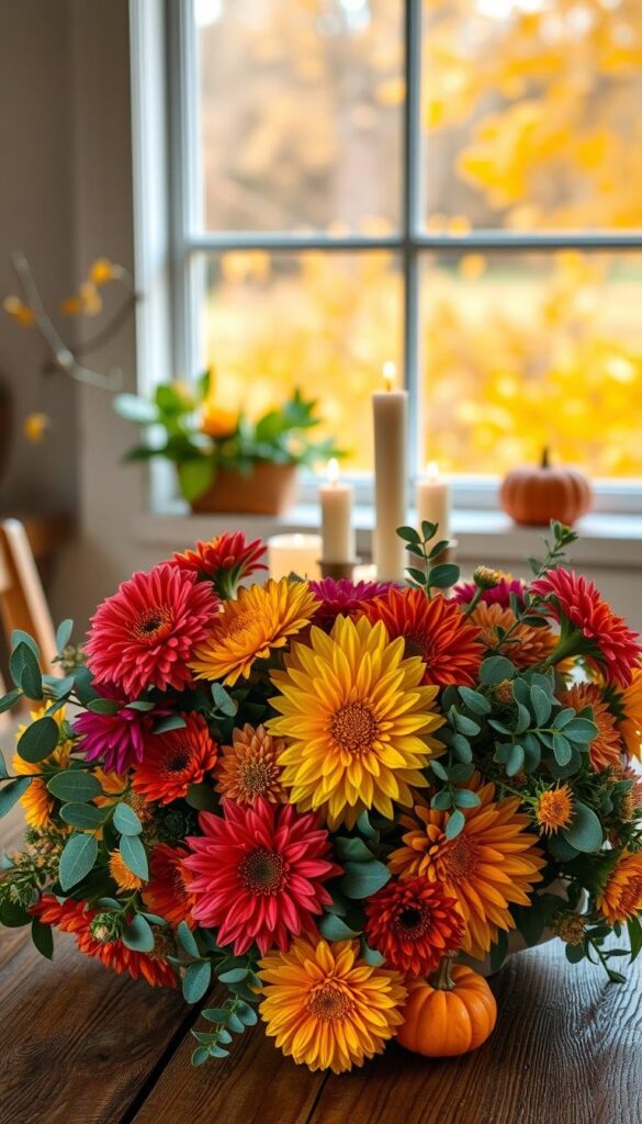 autumn home decor flowers autumn home decor flowers