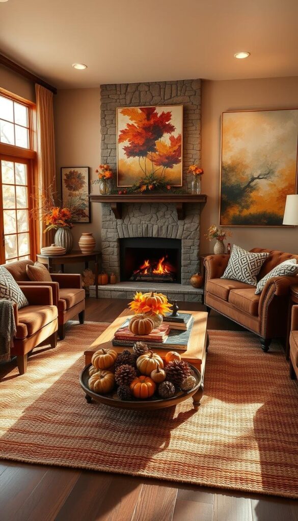 autumn home decor living room autumn home decor living room