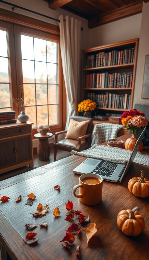 autumn home office decor autumn home office decor