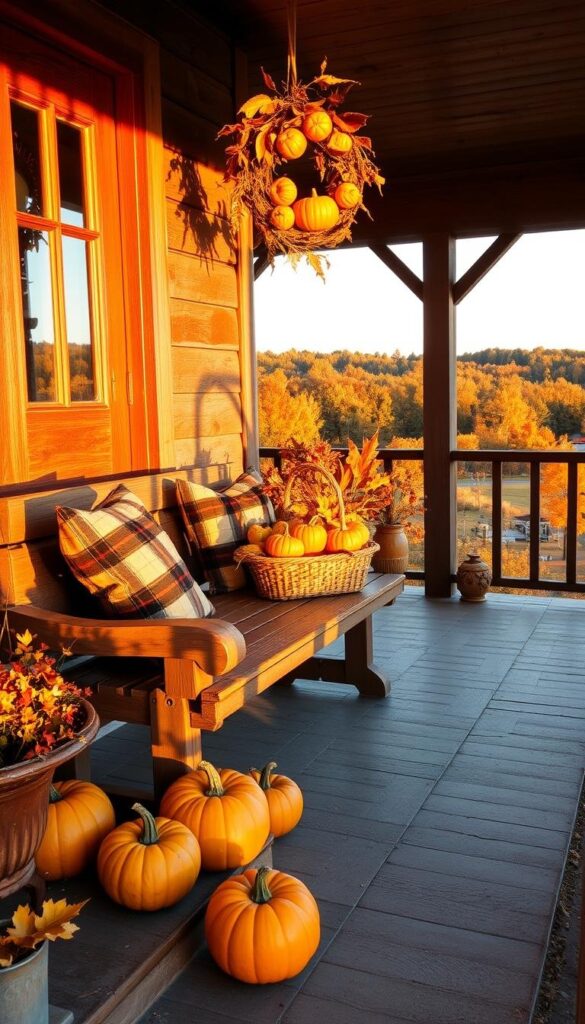autumn porch decor autumn porch decor