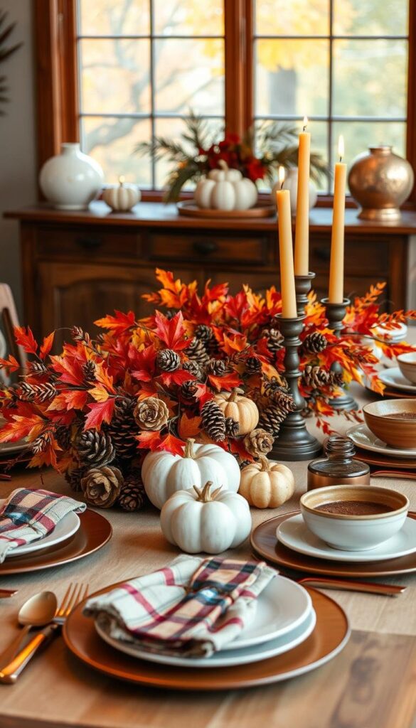 autumn table setting autumn table setting