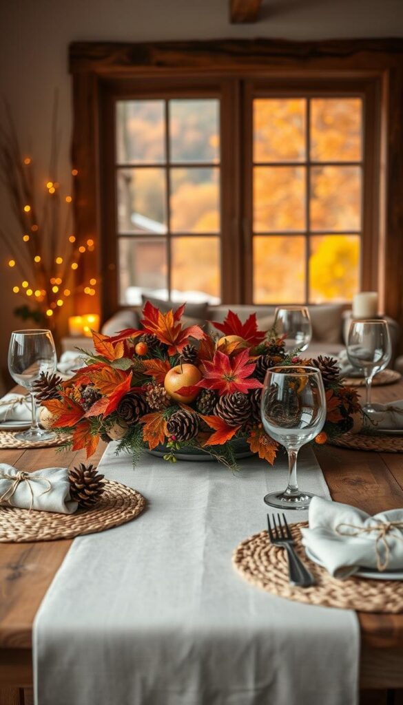 autumn table settings autumn table settings