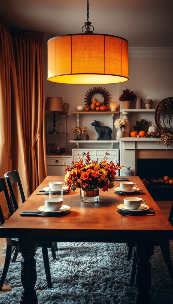 cozy autumn dining room lighting cozy autumn dining room lighting