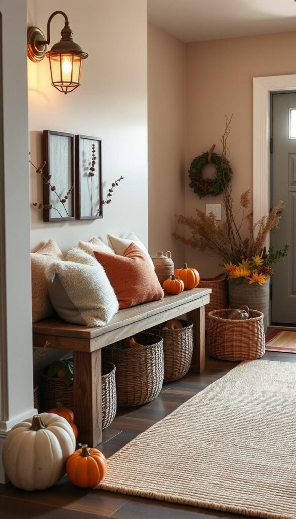 cozy autumn entryway ideas cozy autumn entryway ideas