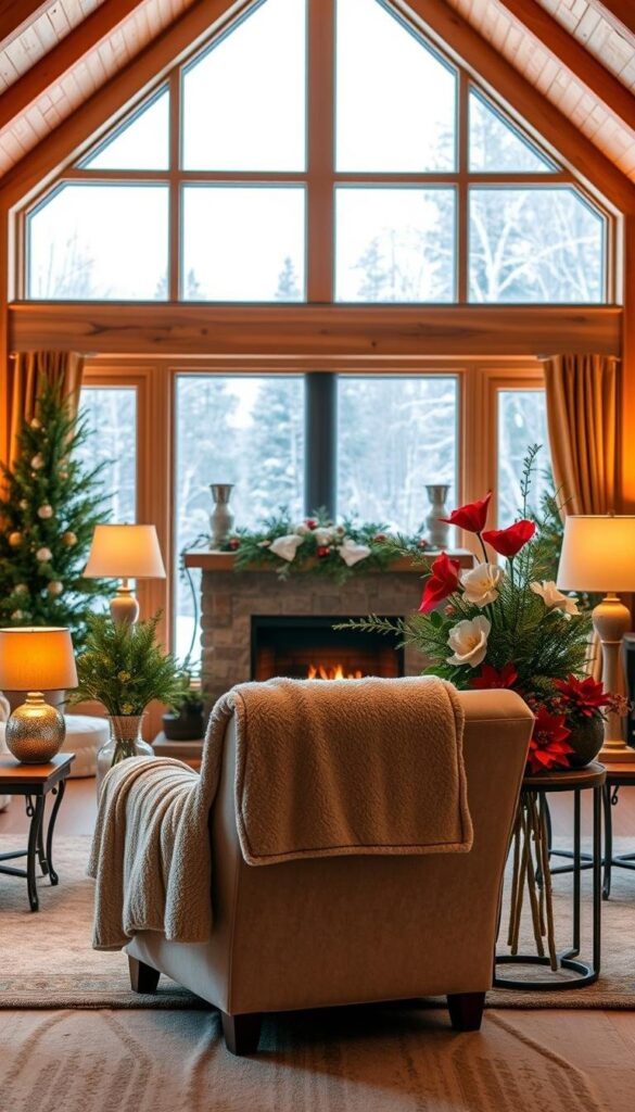cozy winter home decor with flowers cozy winter home decor with flowers