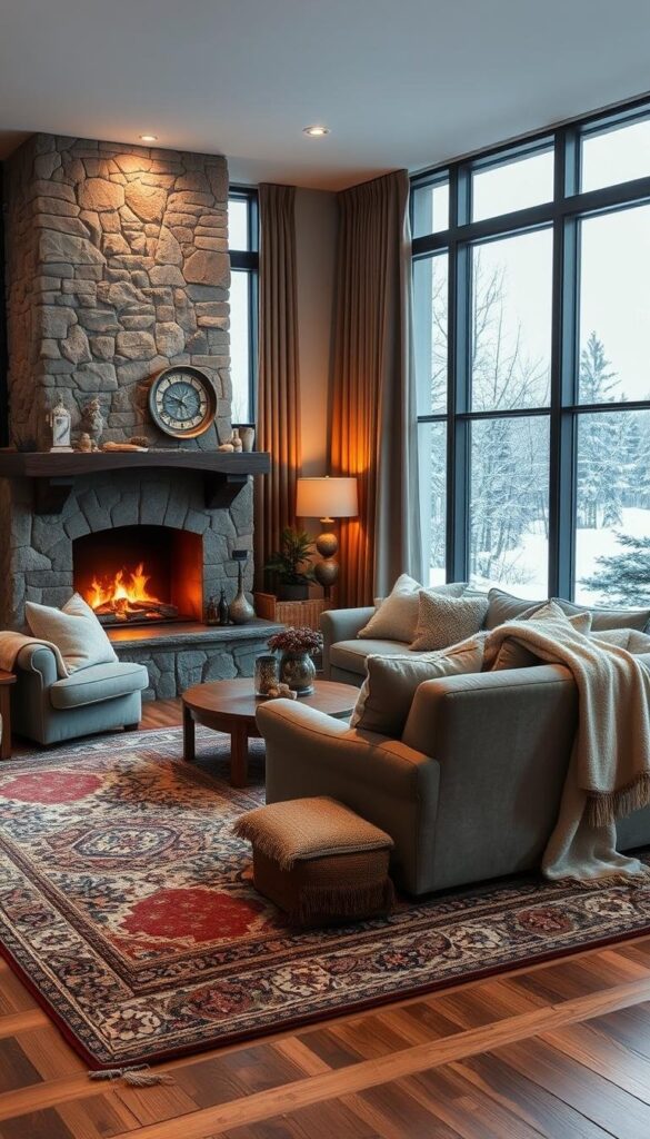 cozy winter living room decor cozy winter living room decor