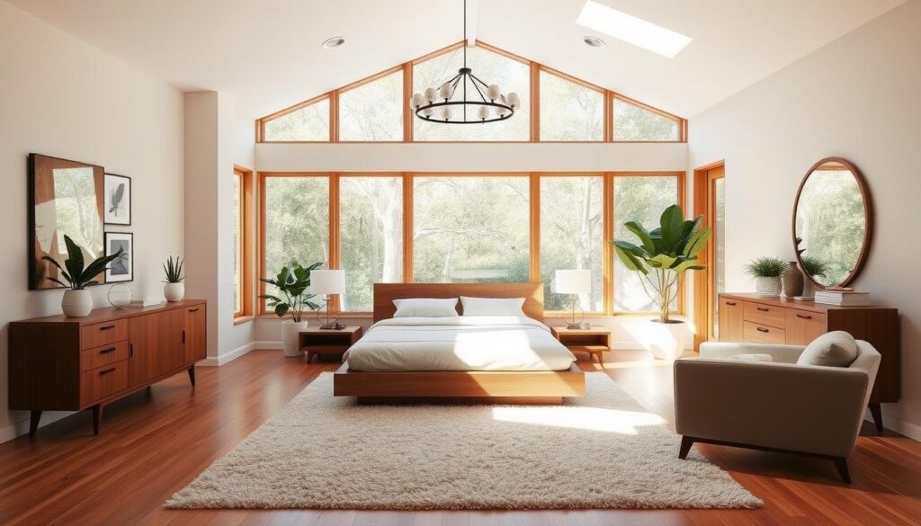 mid-century modern master bedroom features mid-century modern master bedroom features