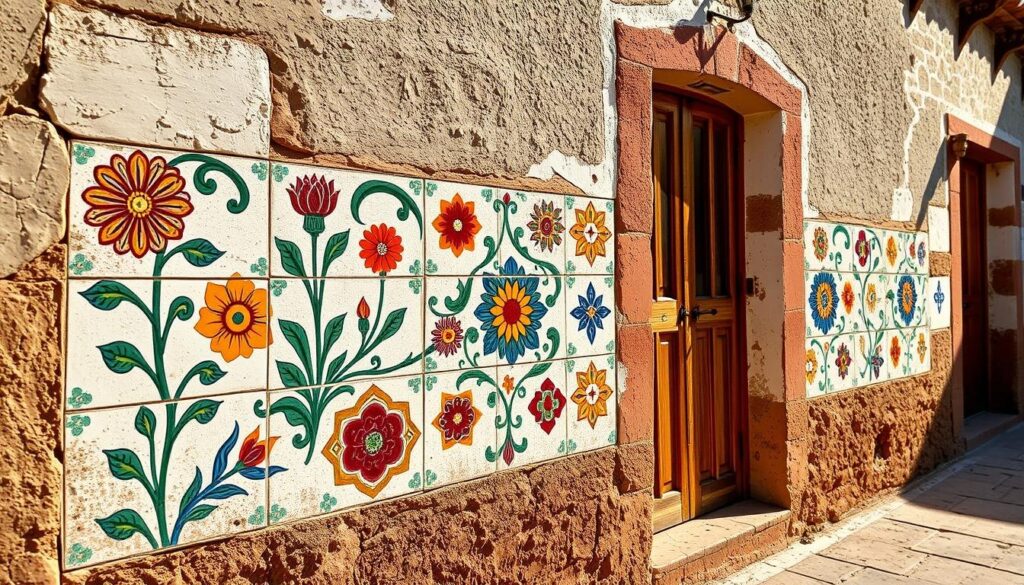 old mexican house style tile work old mexican house style tile work