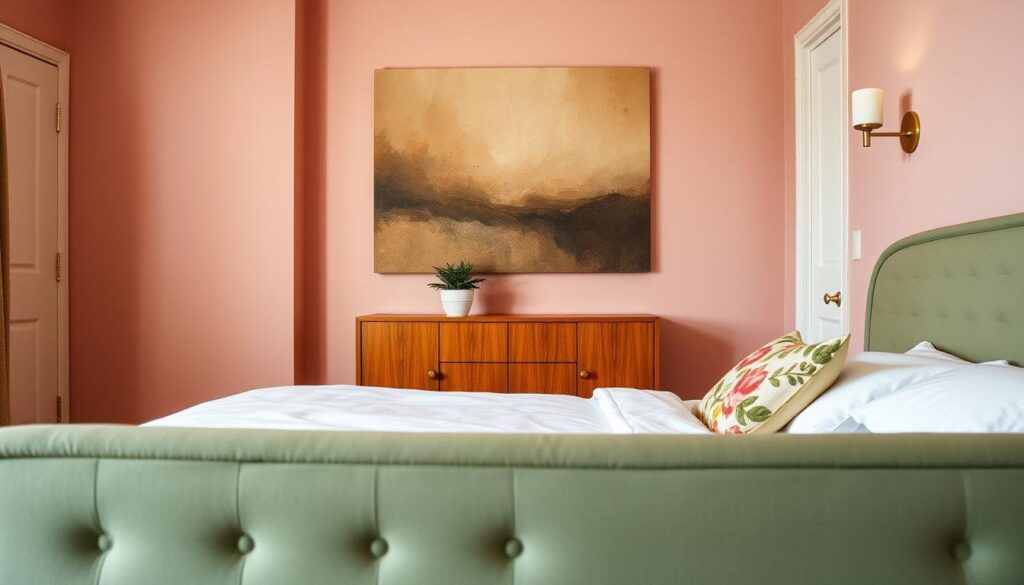 retro charm in a mid-century modern bedroom retro charm in a mid-century modern bedroom