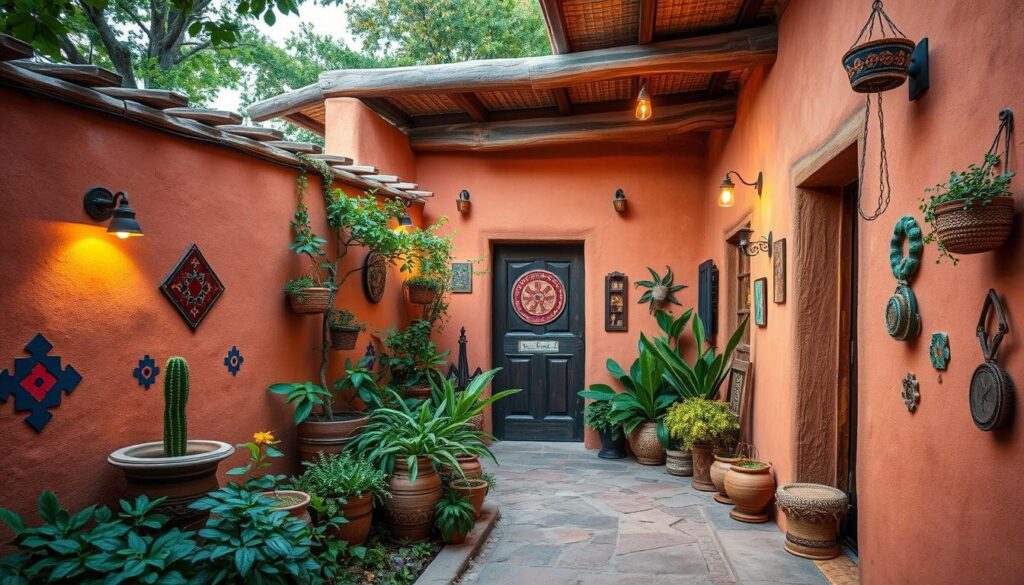 small old Mexican house authentic decor small old Mexican house authentic decor
