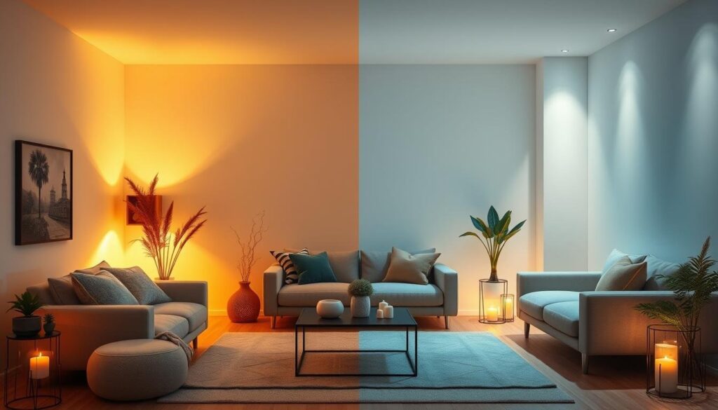 warm lighting vs cool lighting warm lighting vs cool lighting