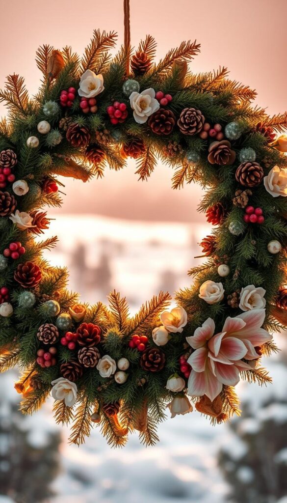 winter floral wreaths winter floral wreaths