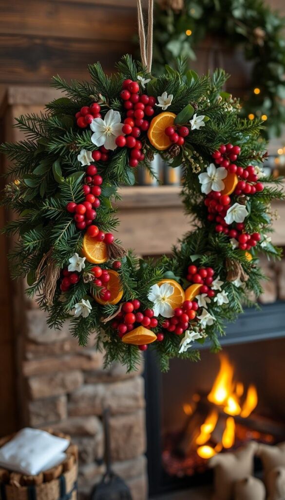 winter floral wreaths winter floral wreaths