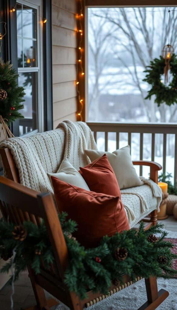 winter porch decor winter porch decor